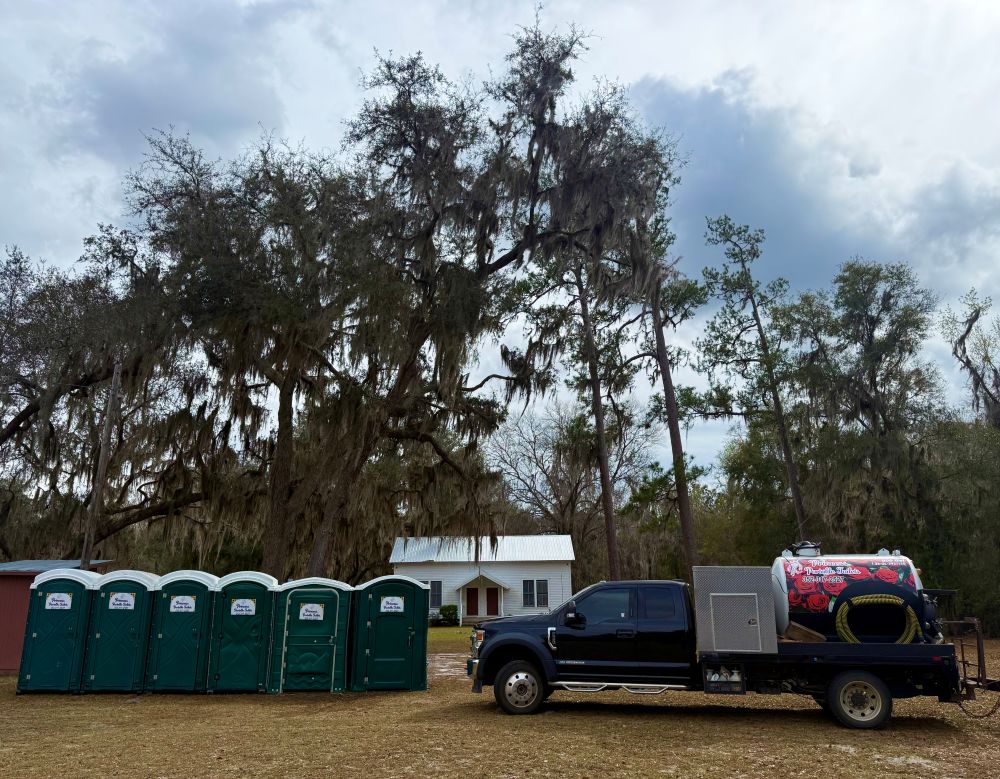 Princess Portable Toilets luxury restroom trailers for weddings in Micanopy, FL